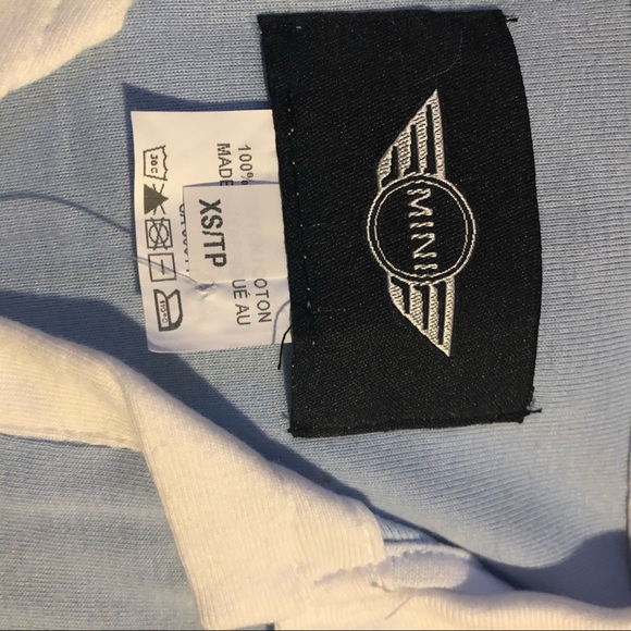 Mini Cooper sky blue collared shirt - Picture 3 of 3